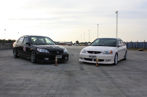รางวัลสำหรับ Civic ES Group และรูปงาน Vtec Party