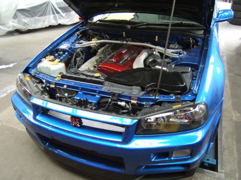มาดู R34R พัง แล้วยุ่นเค้าซ่อมกันเนียนๆ