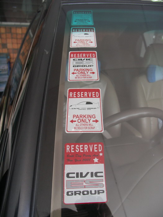 STICKER PARKING ES