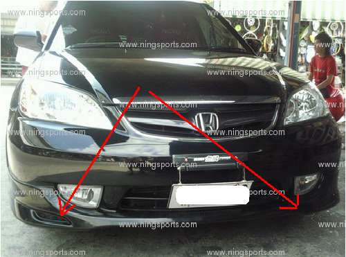 รบกวนถามผู้รู้เกี่ยวกับสเกิร์ตหรือลิ้นหน้าของรถคันนี้ครับ