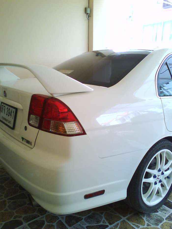 ทำขาว type R ที่ Racing D garage*ใส่ไมล์แดงเมกา*ลามีน่าL75*ฟอกอากาศ*ลๆล*หน้า4