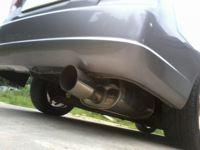 ท่อของ sr ขนาด 2.3" ไส้ตรง