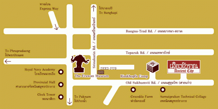 แผนที่ zeed pub ครับ