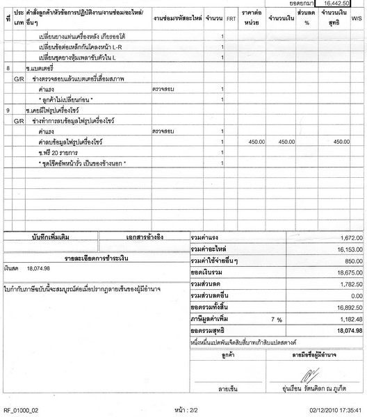 เข้าศูนย์เมื่อวันที่ 3/12/53