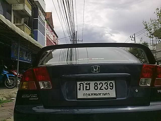 ภาพเมื่ออดีต รถน้ำเงินหางdc2ดำด้าน