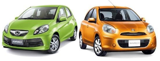 Nissan March 2011 VS. Honda Brio 2011