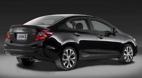 Honda Civic 2012 ด้านหลัง ฮอนด้าซีวิคใหม่ 2012 ใหม่