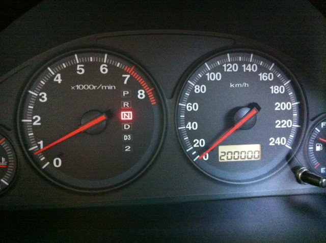 โชว์เลขไมล์ 200K แล้วคร้าบ ^_^
