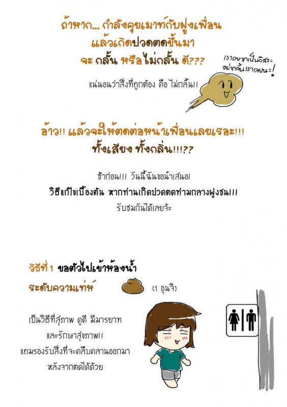 เรื่องของลมตด.....ที่ทุกคนต้องรู้