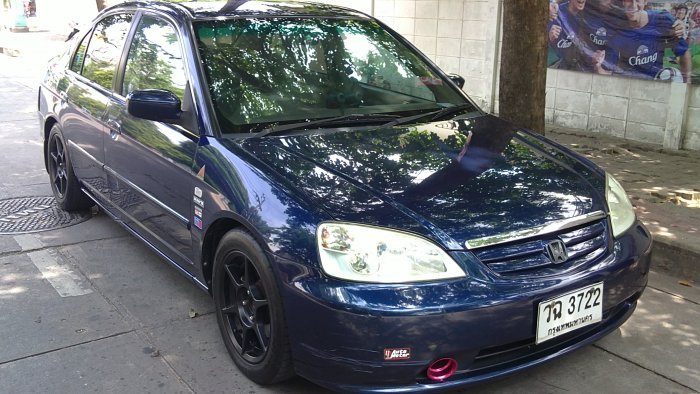 civic es 01 ท่อ rsr + p1 buddy club + spring mantus + กรองโหด + air intake (pink)