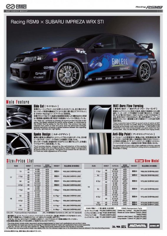 ENKEI'S RSM9