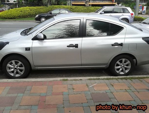 Nissan Almera Eco car sedan in Thailand