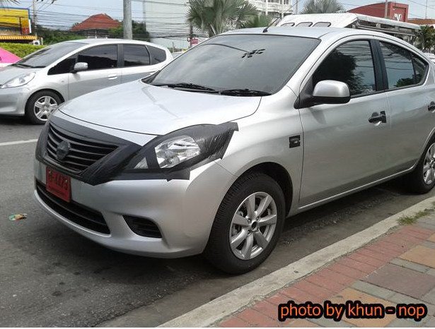 Nissan Almera Eco car sedan in Thailand