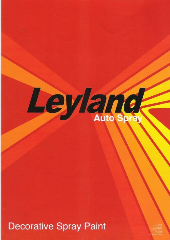 เอามาฝากครับ Catalog สีสเปรย์  Leyland และ Pylac พร้อมคุณสมบัติ วีธีการใช้งาน