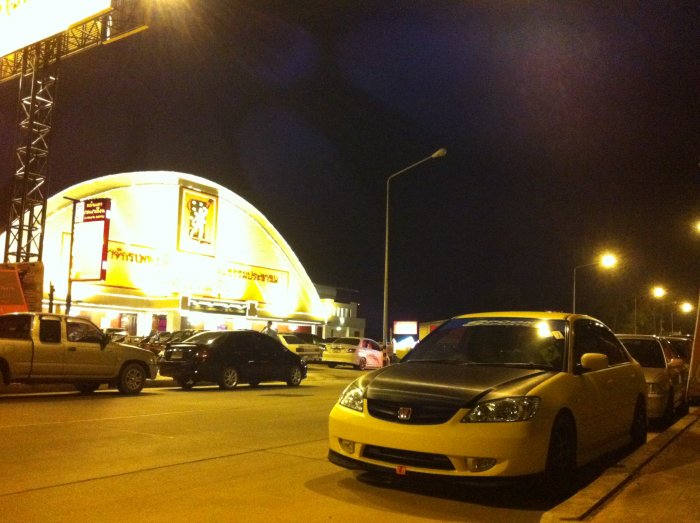 DIY WRAP> CIVIC ES Khon Kaen..เหลืองด้าน  spoon  vl.2 ทำเองครับ...รับ WRAP หน้า 6 แบบเต