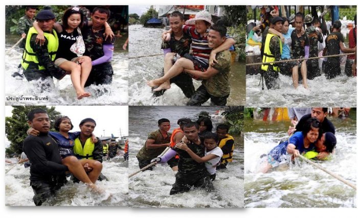 คลิปทหารของพระราชา ชาวบ้านให้เงิน แต่บอกรับไม่ได้ครับผมทำด้วยใจ