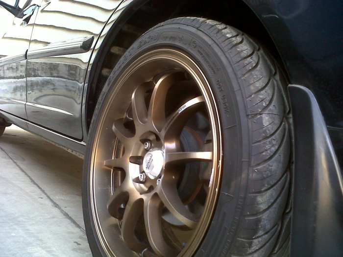 ล้อคู่แรก Advan RZ-DF กว้าง 7.5 ยาง 215 45 17
ก๊อบน๊ 