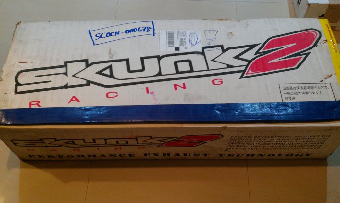 Review แกะกล่อง : ชุดท่อไอเสียของ Skunk2 ตรงรุ่น Civic ES 1.7