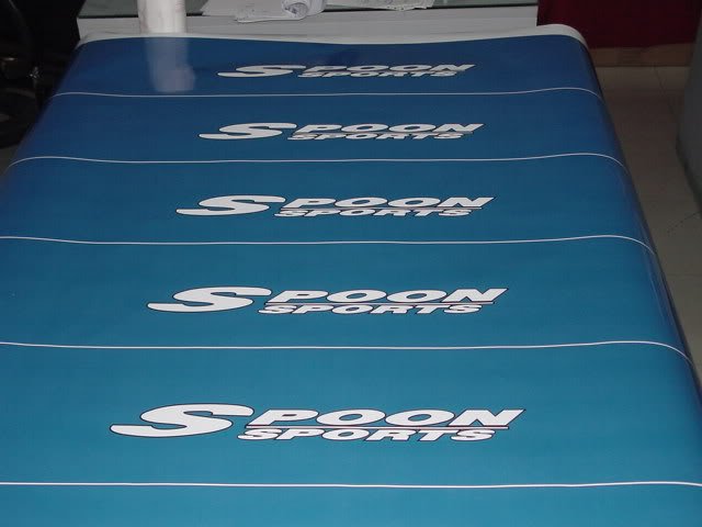 ขายชุดสติกเกอร์ SPOON ครบๆ /คาดกระจกหน้า SPOON / TYPE ONE (เจ้าเก่าขายมากว่า5ปี)