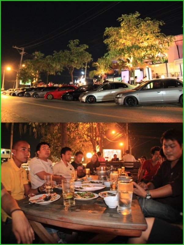 เริ่มแรกๆ ก็นิมนหลวงพี่ มาให้พรกัน  .....ล้อเล่น5555
