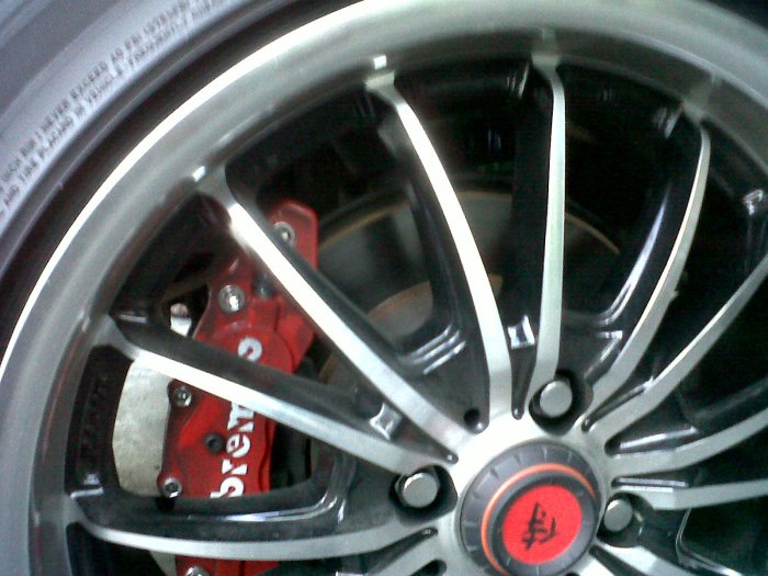 ฝาครอบ Brembo แดงๆ ตามกำลังทรัพย์