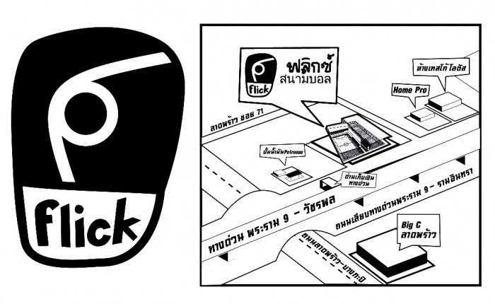 แผนที่ สนาม Flick