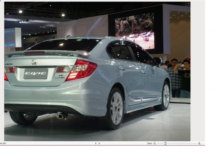 NEW  HONDA CIVIC งานมอเตอร์โชว์ 2012