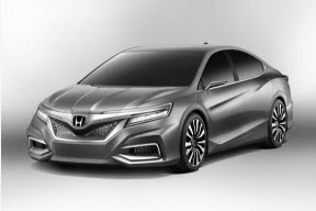 Honda Concept C ..แปลกตายิ่งขึ้นในซีดานกลาง