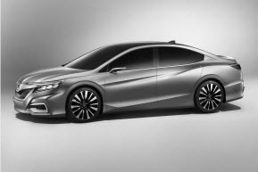 Honda Concept C ..แปลกตายิ่งขึ้นในซีดานกลาง