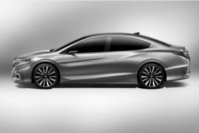 Honda Concept C ..แปลกตายิ่งขึ้นในซีดานกลาง