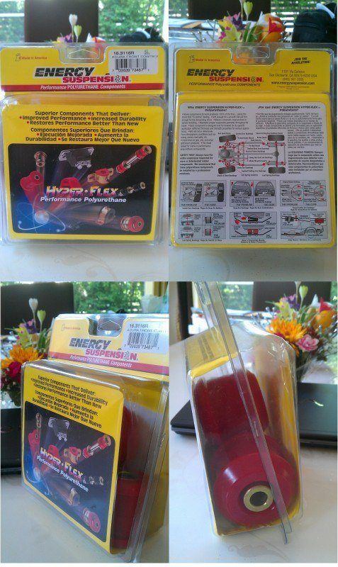 ชุดบูชยูรีเทน ของ Energy Suspension จาก USA
1. Front Control Arm Brushing Set (P/N 16.3116) ชุดบูชหน้า