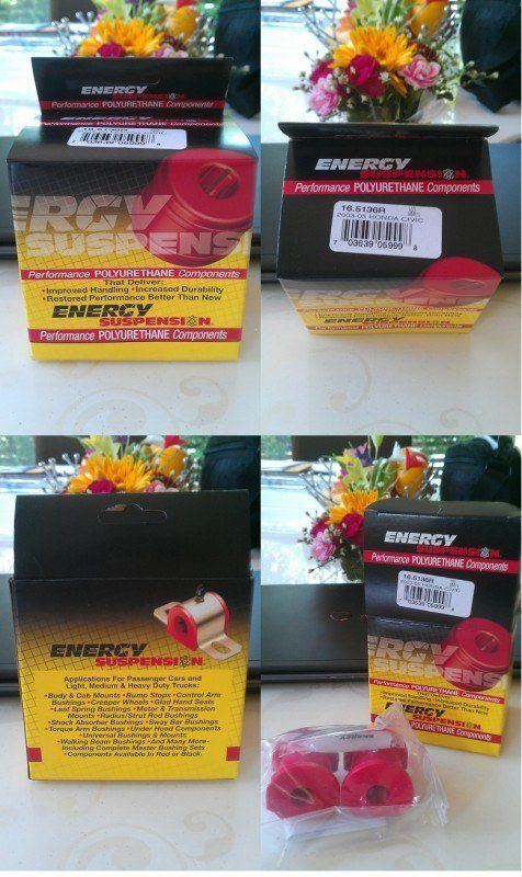 ชุดบูชยูรีเทน ของ Energy Suspension จาก USA
3. Front Sway Bar Frame Brushing Set (P/N 16.5136) กันโคลงหน้า 16 - 17 mm