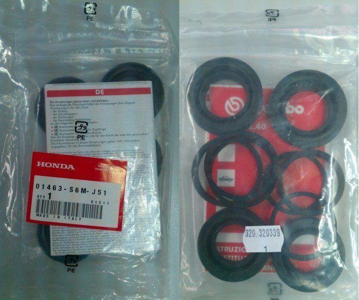 ชุดซ่อมเบรก Brembo DC5 และ FD2
1. Brembo DC5/FD2 Repair Kit (P/N 01463-S6M-J51)