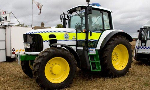 Police tractor 


