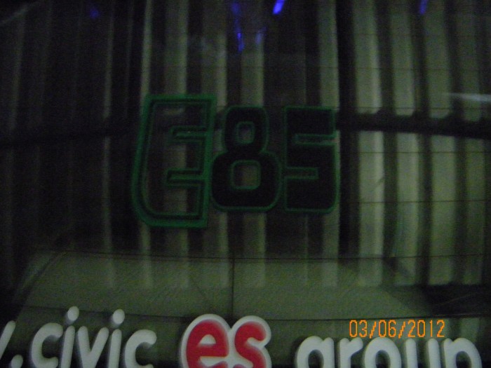 ผมเติม E85 เพียวๆเลยครับ