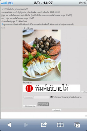 รูปตัวอย่างจะปรากฏ + ใส่คำบรรยายได้ด้วยครับ