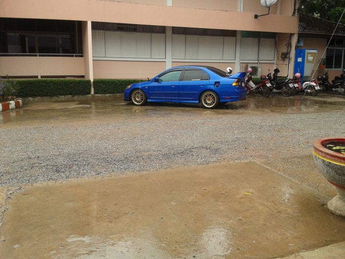 ฝนตกที่โรงเรียนเด็กเราอิอิ
