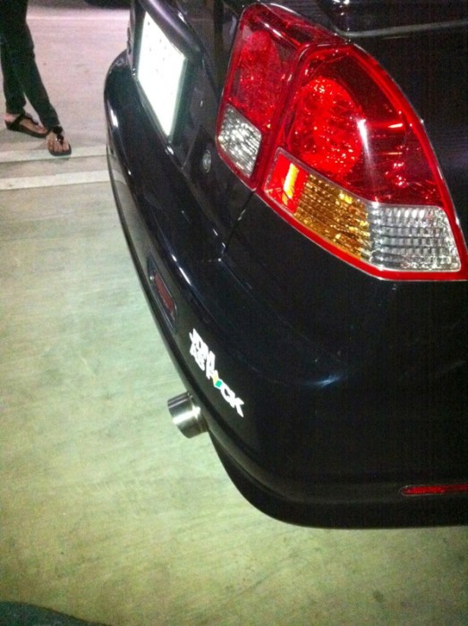 NEW ท่อFUJITSUBOทำตรงรุ่นES 1.7auto