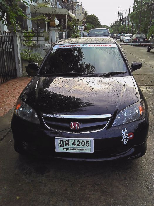 {[สติกเกอร์คาดหน้า HONDA PRIMO พื้นแดง/MAG17"/14"/ยาง%15"/ด่วนๆๆ}