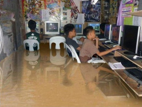 ชิวๆ วันน้ำท่วม (ไร้สาระ ฮาๆครับ)