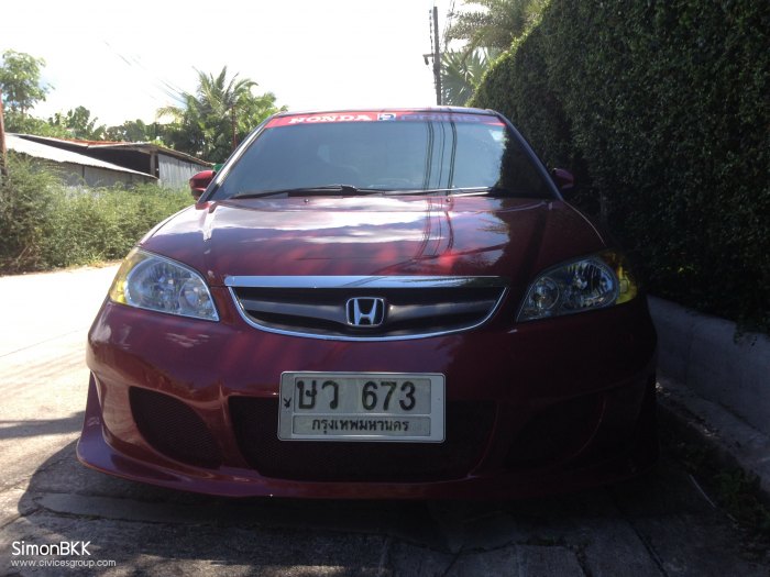 {[สติกเกอร์คาดหน้า HONDA PRIMO พื้นแดง/MAG17"/14"/ยาง%15"/ด่วนๆๆ}
