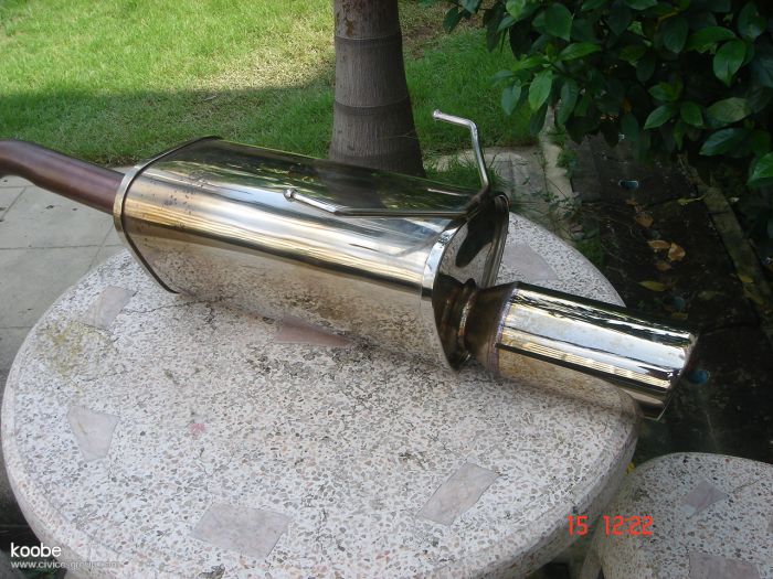 mugen sport FD2. 6500฿/1SET
Kit Muffler Stainless Steel for Honda DIMENSION ES 
MUGEN Style