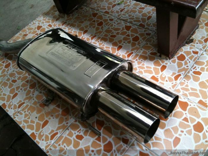 NEW ท่อFUJITSUBOทำตรงรุ่นES 1.7auto