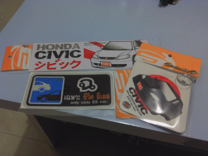 สติ๊กเกอร์ตรงรุ่นที่งาน Motor Expo
