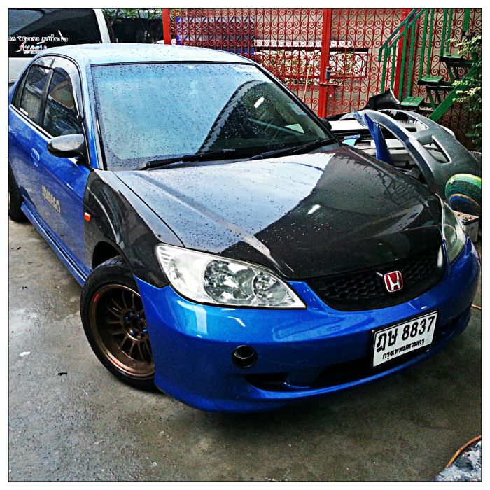 จัดแก้มมาแล้วครับ พร้อมรองเท้าใหม่ จากrpf1 16*7 มาเป็น re30 15*8 et20 +air intake ของน้องโอมสุดหล่อ 