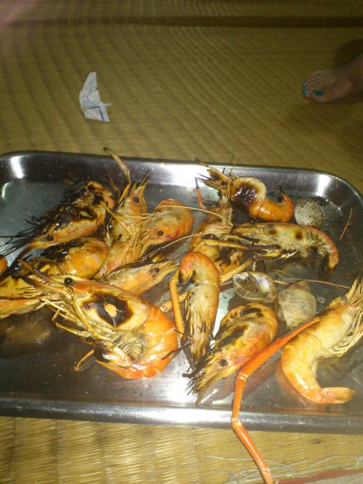 กุ้งสดๆ 