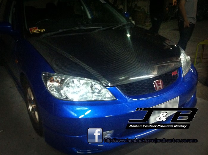 ฝากระโปรงหน้า หลัง งาน carbon vacuum เข้ามาดูครับเป็นยังไง