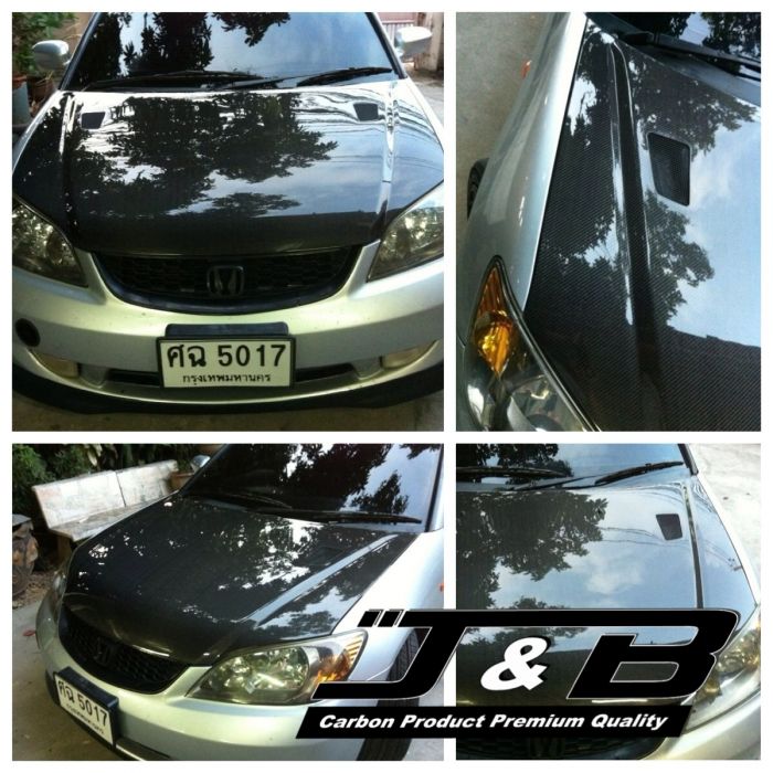 ฝากระโปรงหน้า หลัง งาน carbon vacuum เข้ามาดูครับเป็นยังไง