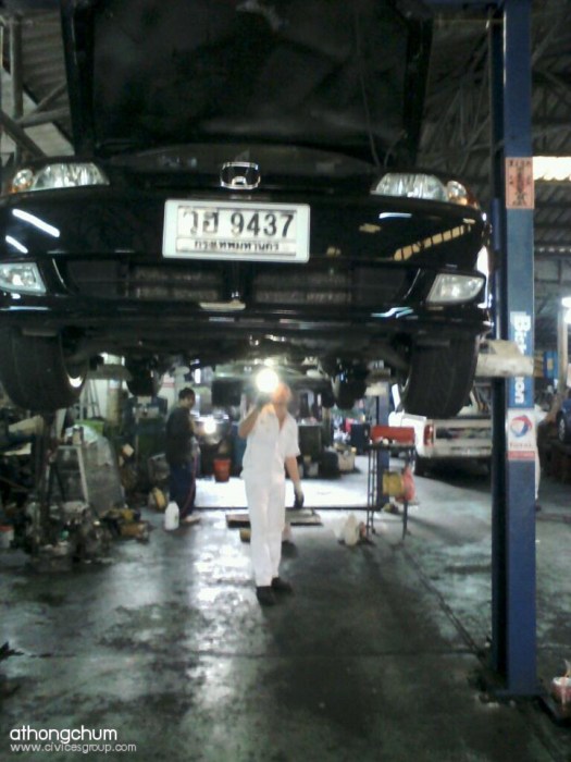 เก็บประวัติอาการเสียของรถ กับ อู่ประจำแถวแยกแคราย