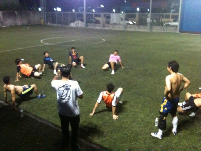 ซ้อมเสร็จก็ Warm Down